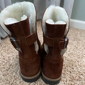 Birkenstock Upsalla shearling suede boot. Worn once